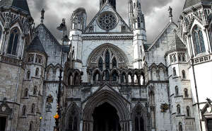 Royal Courts of Justice ruined