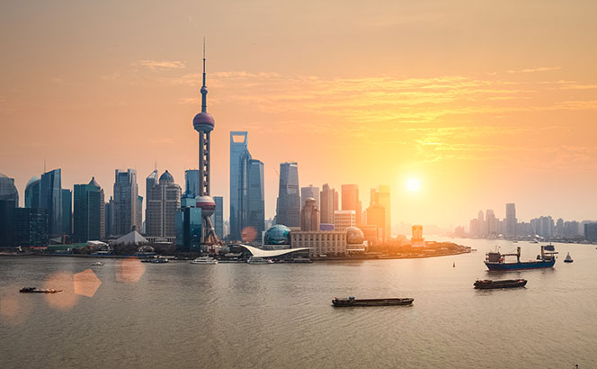 Shanghai, China cityscape